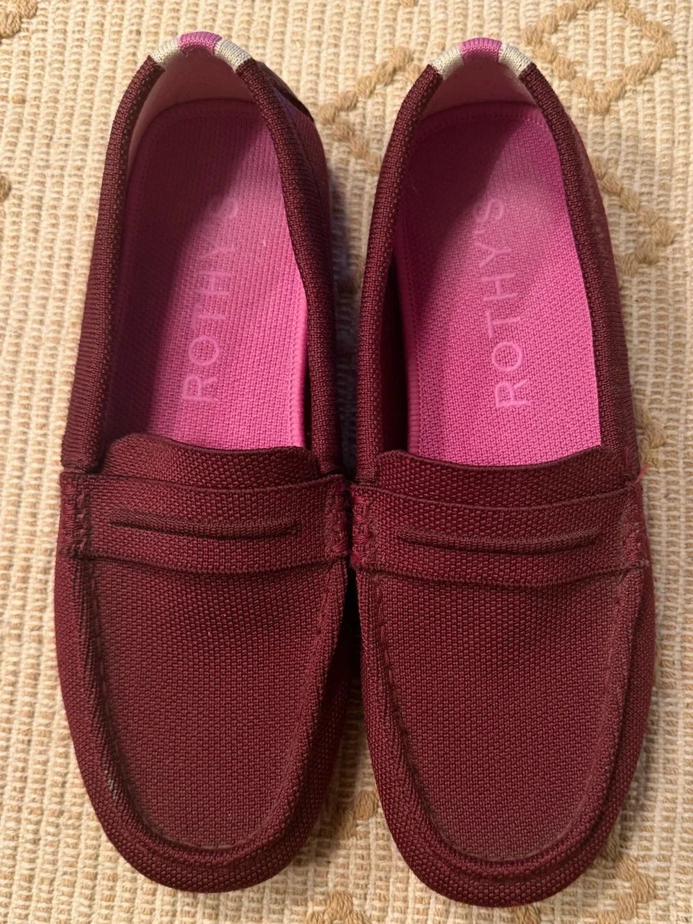 Rothy’s Driver Burgundy size 8